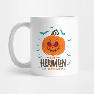 Halloween Scary Evil Pumpkin Funny Pumpkin Head Mug